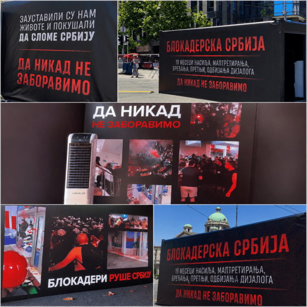 Muzejska postavka koja svedoči o 19 meseci blokada: Da se ne zaboravi šta je Srbija prošla