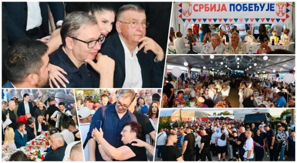 Oplanići dočekali Vučića: narod uz pesmu i poruke jedinstva